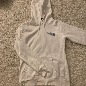 North Face White Floral Hoodie